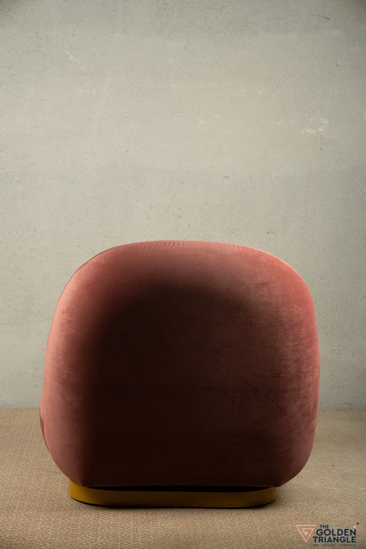 The-Golden-Triangle-India Furniture Otis Swivel Lounger - Blush Pink 6 The-Golden-Triangle-India Furniture Otis Swivel Lounger - Blush Pink