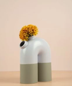 The Golden Triangle India Pipe Vase - Lavender