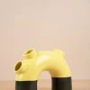 The Golden Triangle India Vases Short Pipe Vase - Yellow