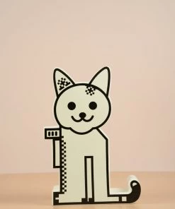 The Golden Triangle India Vases Minecraft Cat - White