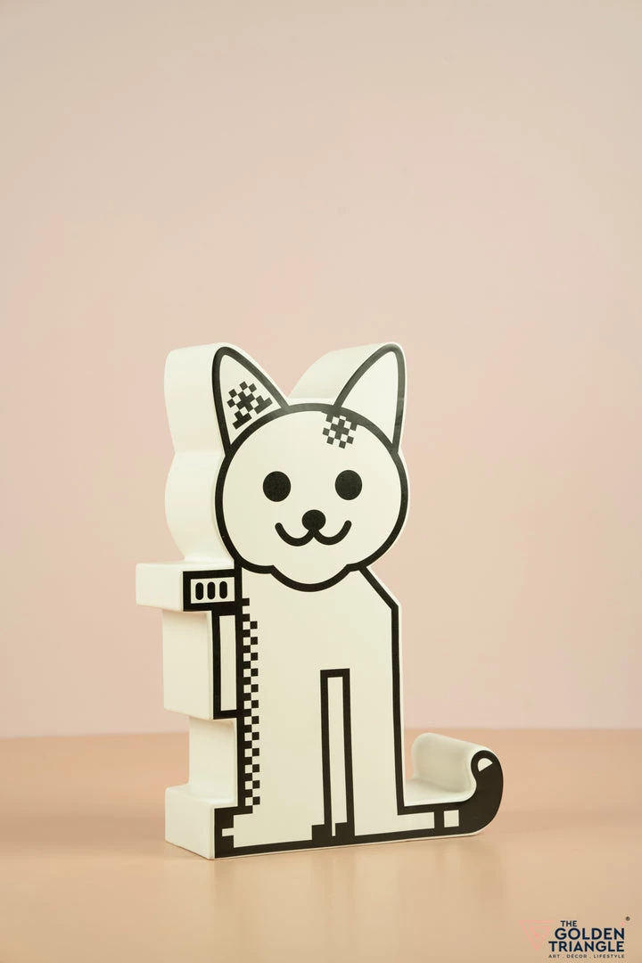 The Golden Triangle India Vases Minecraft Cat - White 5 The Golden Triangle India Vases Minecraft Cat - White