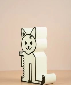 The Golden Triangle India Vases Minecraft Cat - White