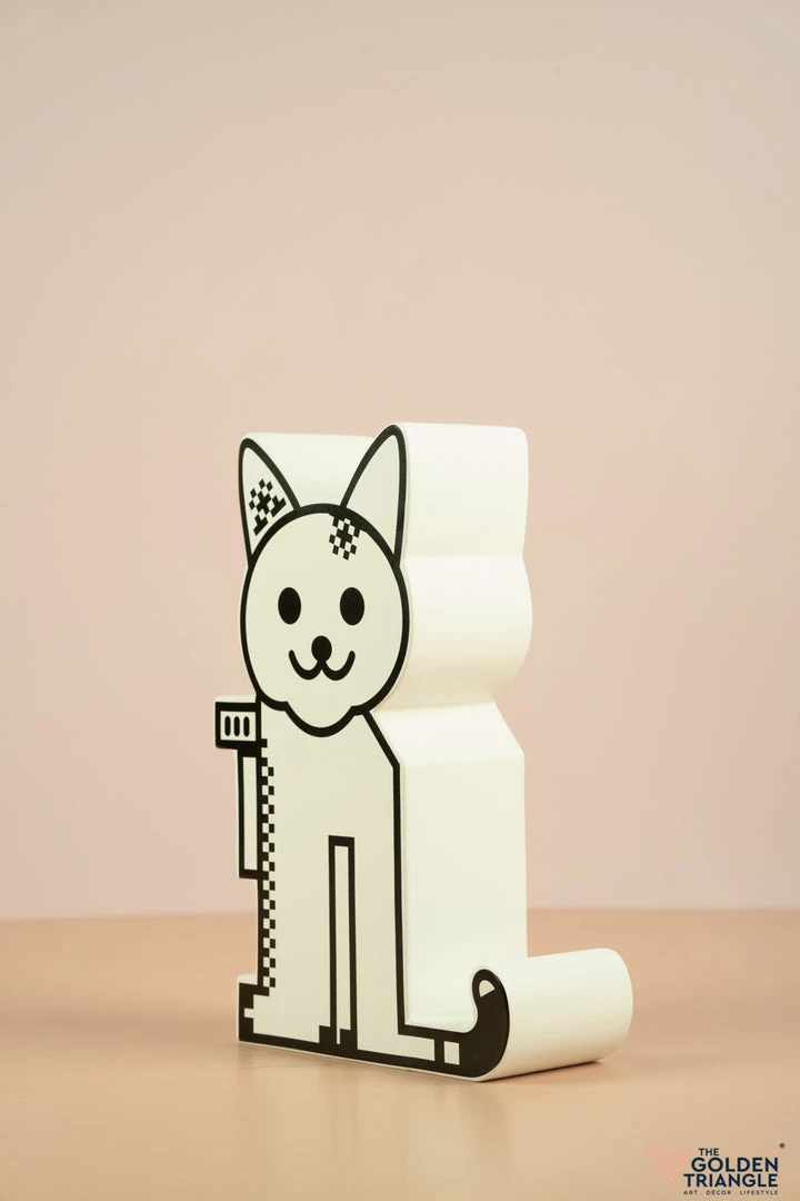 The Golden Triangle India Vases Minecraft Cat - White 4 The Golden Triangle India Vases Minecraft Cat - White