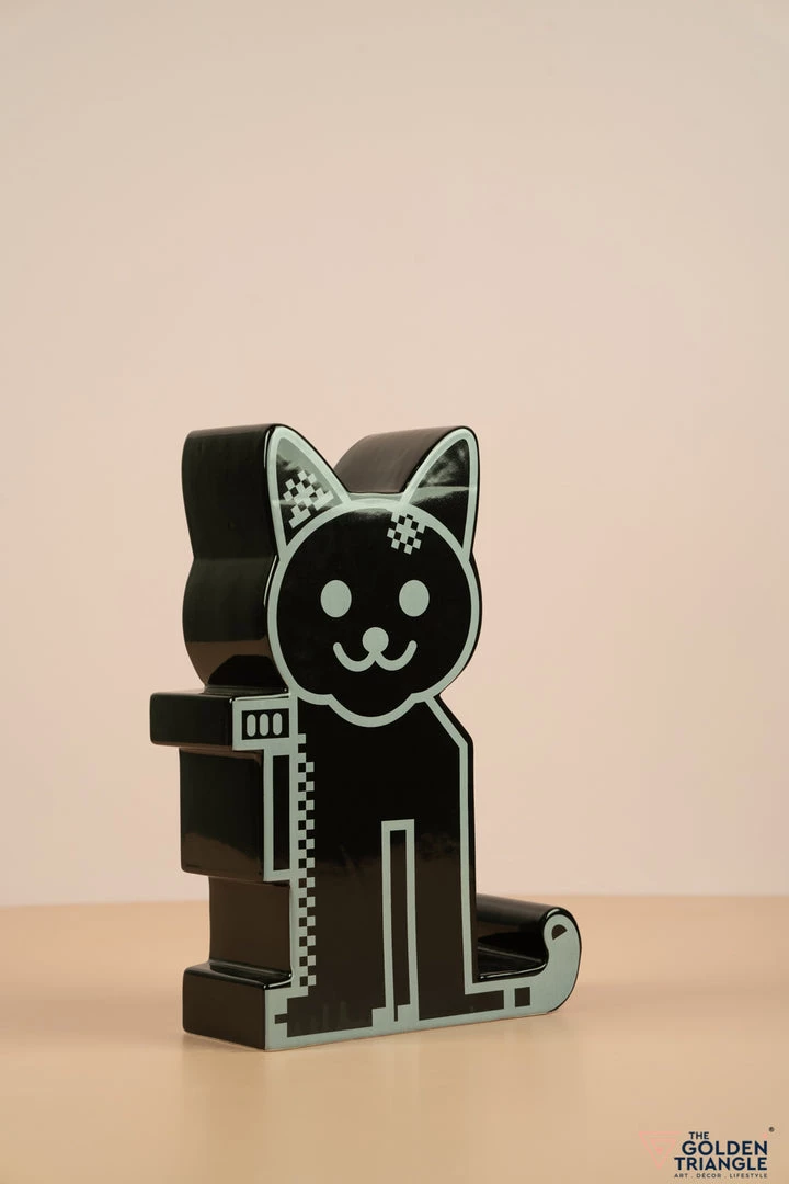 The Golden Triangle India Vases Minecraft Cat - Black 4 The Golden Triangle India Vases Minecraft Cat - Black