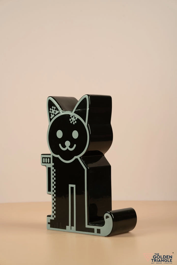 The Golden Triangle India Vases Minecraft Cat - Black 5 The Golden Triangle India Vases Minecraft Cat - Black