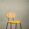 The Golden Triangle India Casablanca Rattan Chair - Yellow Furniture