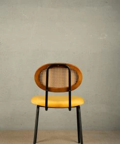 The Golden Triangle India Casablanca Rattan Chair - Yellow Furniture 10 The Golden Triangle India Casablanca Rattan Chair - Yellow Furniture