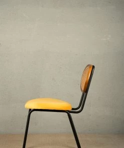 The Golden Triangle India Casablanca Rattan Chair - Yellow Furniture 11 The Golden Triangle India Casablanca Rattan Chair - Yellow Furniture