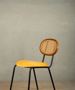 The Golden Triangle India Casablanca Rattan Chair - Yellow Furniture 12 The Golden Triangle India Casablanca Rattan Chair - Yellow Furniture