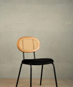 The Golden Triangle India Furniture Casablanca Rattan Chair - Black