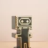 The Golden Triangle India Minecraft Vase - Black 1 The Golden Triangle India Minecraft Vase - Black