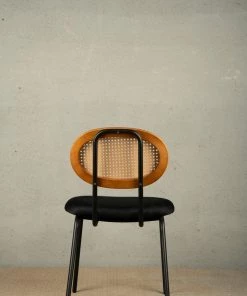 The Golden Triangle India Furniture Casablanca Rattan Chair - Black