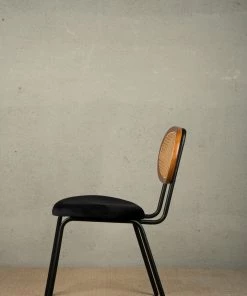 The Golden Triangle India Furniture Casablanca Rattan Chair - Black