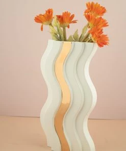 The Golden Triangle India Vases Wave Vase - Medium