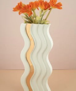 The Golden Triangle India Wave Vase - Big Vases