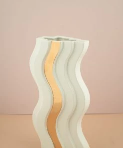The Golden Triangle India Wave Vase - Big Vases