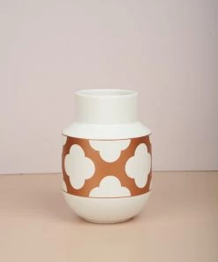 The-Golden-Triangle-India Vases Mishe Rosegold Monochrome Ceramic Vase