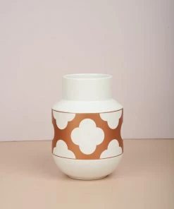 The-Golden-Triangle-India Vases Mishe Rosegold Monochrome Ceramic Vase