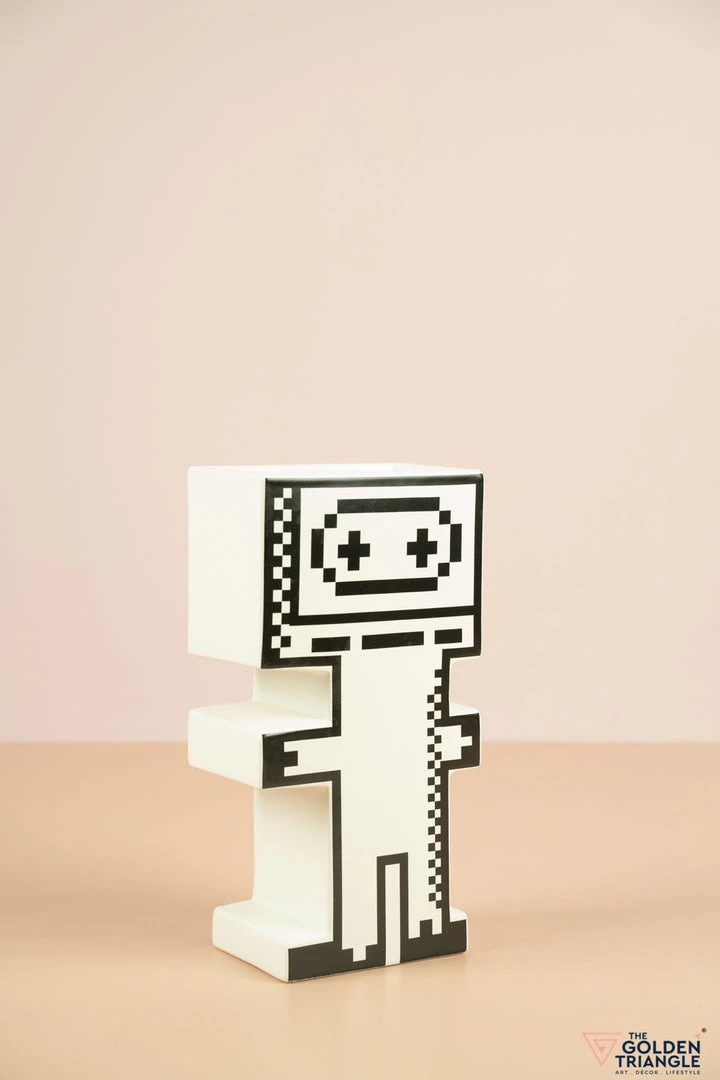 The Golden Triangle India Vases Minecraft Vase - White 5 The Golden Triangle India Vases Minecraft Vase - White