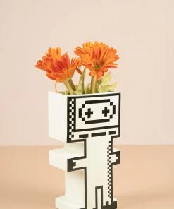 The Golden Triangle India Vases Minecraft Vase - White 6 The Golden Triangle India Vases Minecraft Vase - White