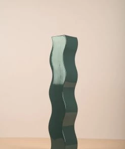 The Golden Triangle India Vases Curved Vase - Gray