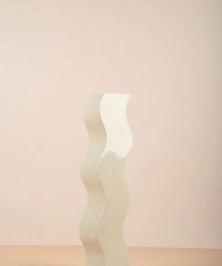 The Golden Triangle India Vases Curved Vase - Nude