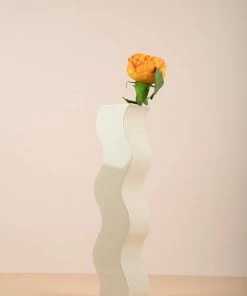 The Golden Triangle India Vases Curved Vase - Nude