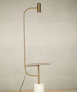 The-Golden-Triangle-India Aria End Table Floor Lamp