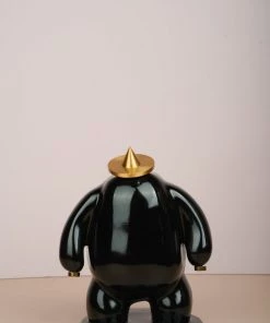 The-Golden-Triangle-India Artefacts Kapelo - Triangular Hat Man - Black