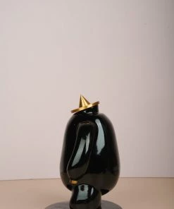 The-Golden-Triangle-India Artefacts Kapelo - Triangular Hat Man - Black