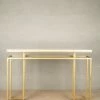 The-Golden-Triangle-India Console Tables Dino Console Table - White