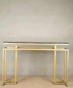 The-Golden-Triangle-India Dino Console Table - Black Console Tables