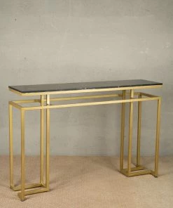 The-Golden-Triangle-India Dino Console Table - Black Console Tables