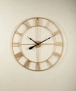 The Golden Triangle India Wall Clocks Cosmo Metal Wall Clock - Gold