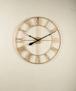 The Golden Triangle India Wall Clocks Cosmo Metal Wall Clock - Gold