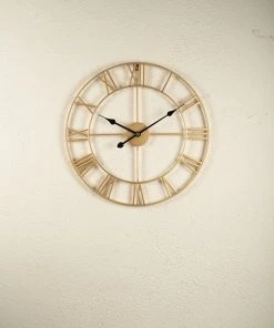 The Golden Triangle India Wall Clocks Cosmo Metal Wall Clock - Gold 8 The Golden Triangle India Wall Clocks Cosmo Metal Wall Clock - Gold