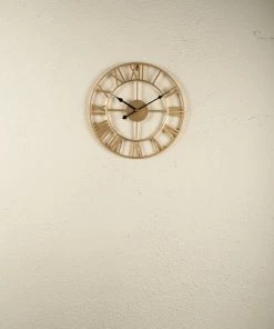 The Golden Triangle India Wall Clocks Cosmo Metal Wall Clock - Gold 9 The Golden Triangle India Wall Clocks Cosmo Metal Wall Clock - Gold