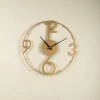 The Golden Triangle India Virtue Metal Wall Clock - Gold 2 The Golden Triangle India Virtue Metal Wall Clock - Gold