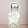 The Golden Triangle India Astronaut | Figurine Sitting On The Moon - Silver 1 The Golden Triangle India Astronaut | Figurine Sitting On The Moon - Silver