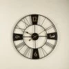The Golden Triangle India Omni Metal Wall Clock - Gold Wall Clocks
