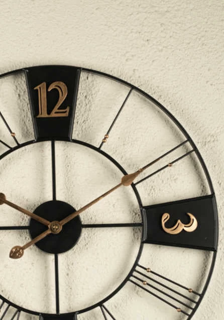 The Golden Triangle India Omni Metal Wall Clock - Gold Wall Clocks 4 The Golden Triangle India Omni Metal Wall Clock - Gold Wall Clocks