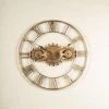 The Golden Triangle India Cortex Metal Wall Clock - Bronze