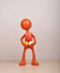 The-Golden-Triangle-India Artefacts Willy - Holding Balls - Rust