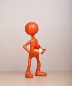 The-Golden-Triangle-India Artefacts Willy - Holding Balls - Rust