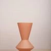 The Golden Triangle India Sots Tapered Ceramic Vase - Coral
