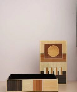 The-Golden-Triangle-India Marquee Utility Rectangle Box - Brown Artefacts