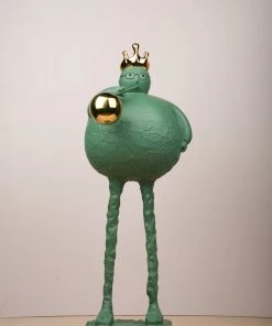 The-Golden-Triangle-India Artefacts Old Prince With A Crown - Green