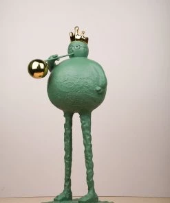 The-Golden-Triangle-India Artefacts Old Prince With A Crown - Green