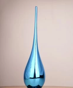The-Golden-Triangle-India Drop Sculpture - Blue
