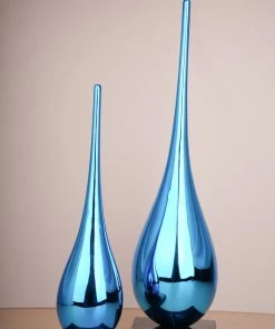 The-Golden-Triangle-India Drop Sculpture - Blue